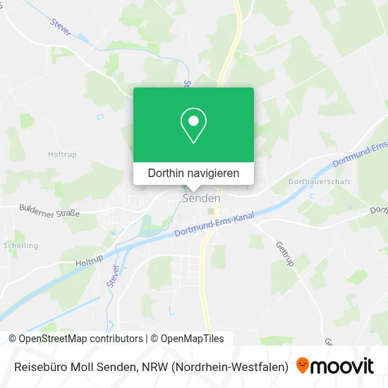 Reisebüro Moll Senden Karte