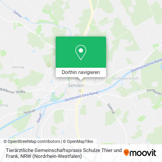 Tierärztliche Gemeinschaftspraxis Schulze Thier und Frank Karte