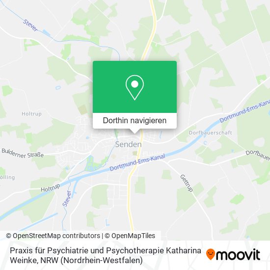 Praxis für Psychiatrie und Psychotherapie Katharina Weinke Karte