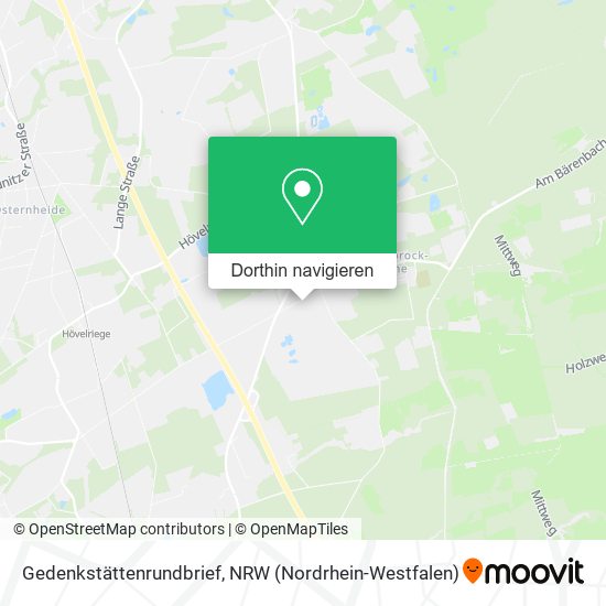 Gedenkstättenrundbrief Karte