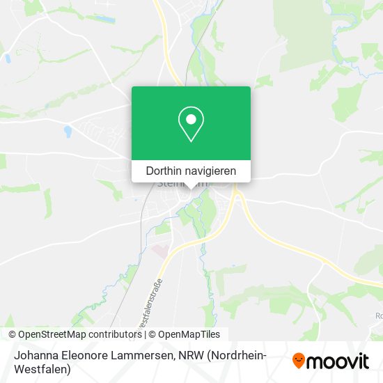 Johanna Eleonore Lammersen Karte