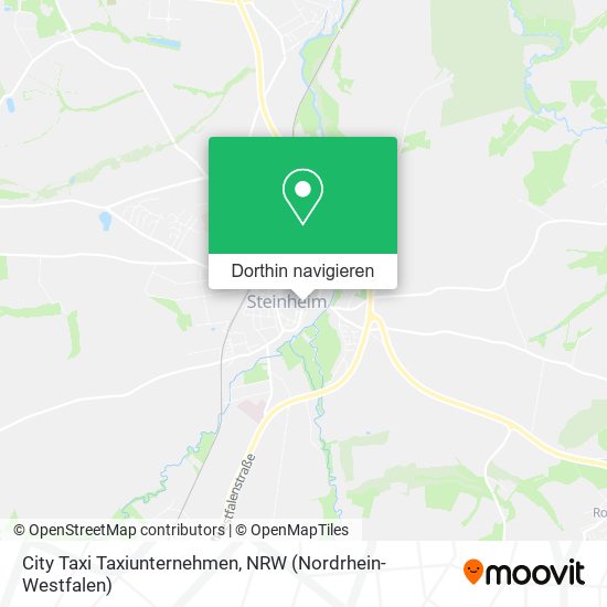 City Taxi Taxiunternehmen Karte