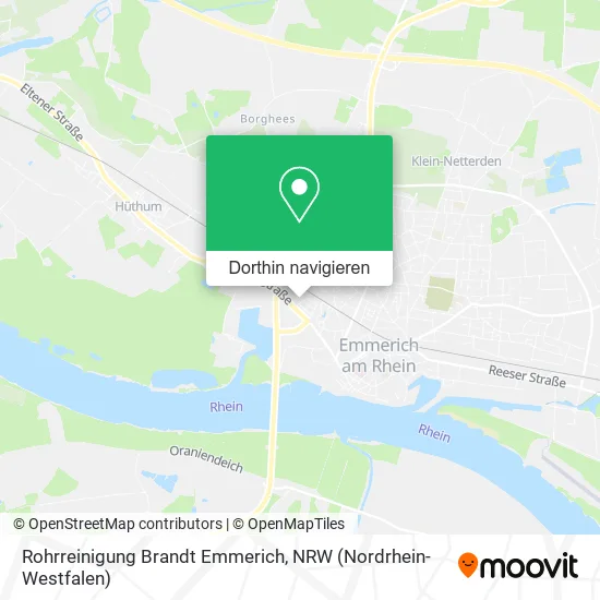 Rohrreinigung Brandt Emmerich Karte