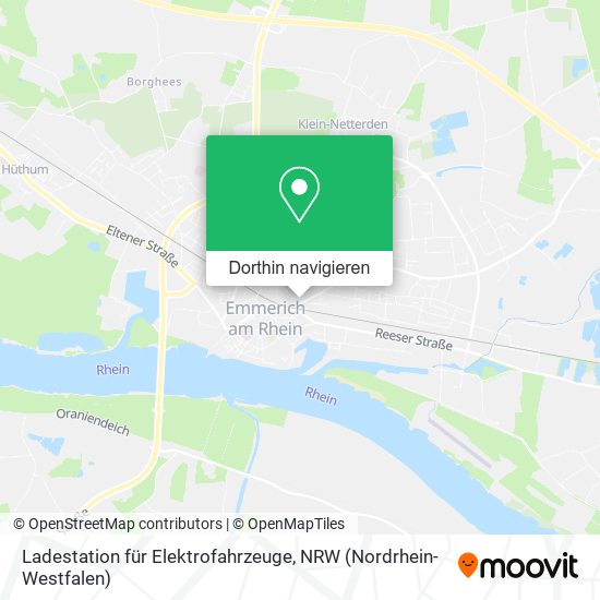 Ladestation für Elektrofahrzeuge Karte