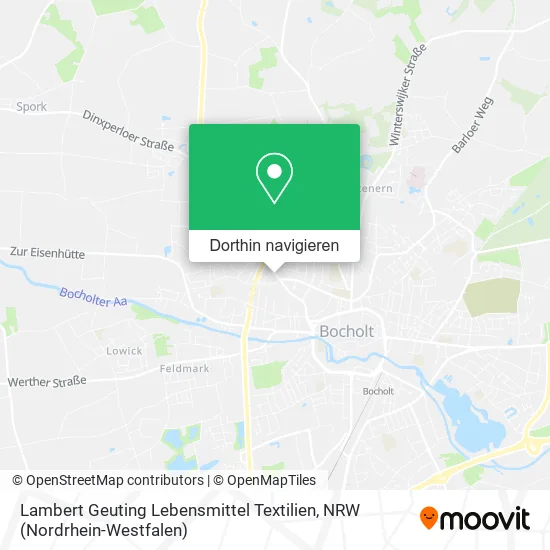 Lambert Geuting Lebensmittel Textilien Karte