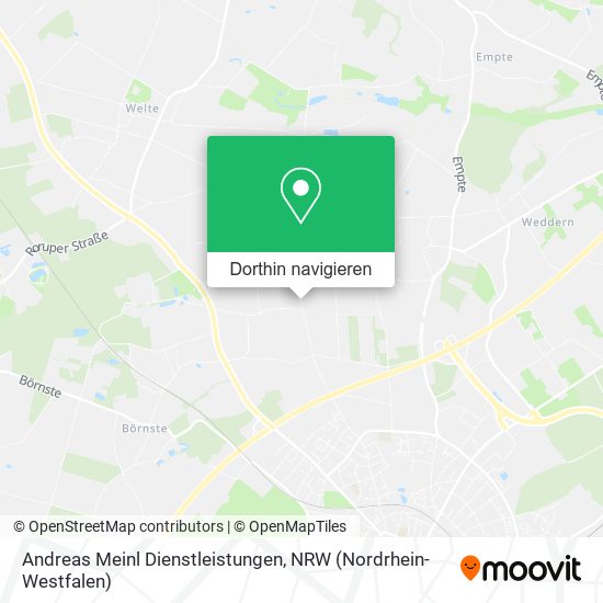 Andreas Meinl Dienstleistungen Karte