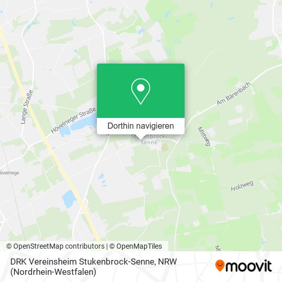DRK Vereinsheim Stukenbrock-Senne Karte