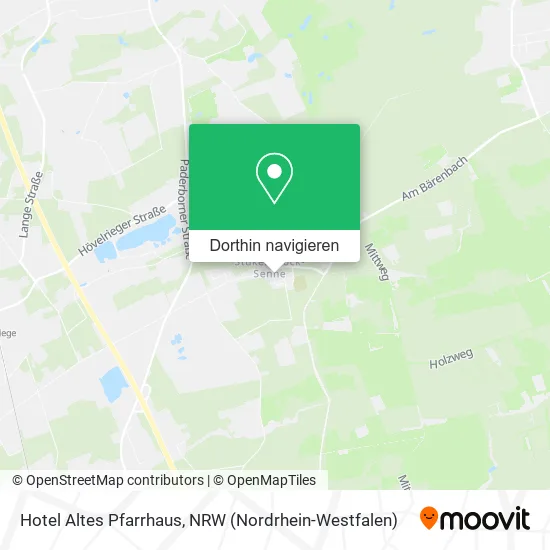 Hotel Altes Pfarrhaus Karte