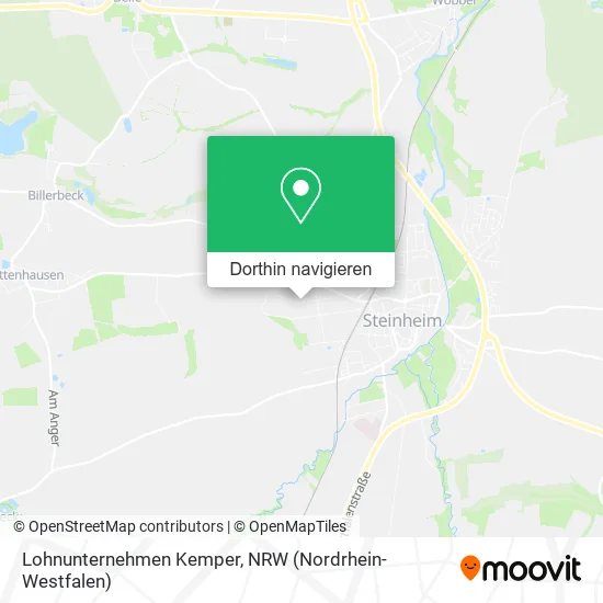 Lohnunternehmen Kemper Karte