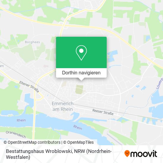 Bestattungshaus Wroblowski Karte