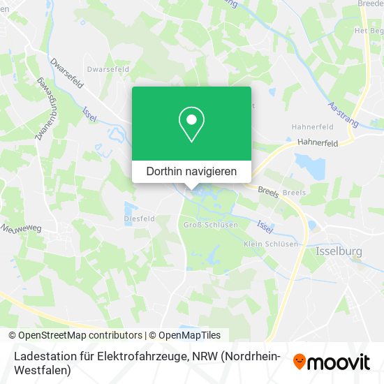 Ladestation für Elektrofahrzeuge Karte