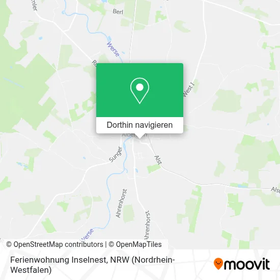 Ferienwohnung Inselnest Karte