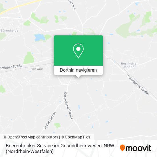 Beerenbrinker Service im Gesundheitswesen Karte