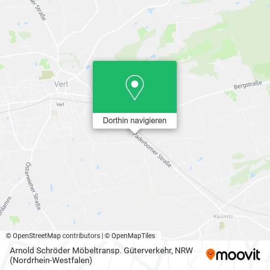 Arnold Schröder Möbeltransp. Güterverkehr Karte
