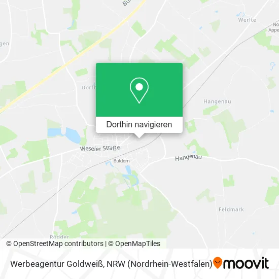 Werbeagentur Goldweiß Karte