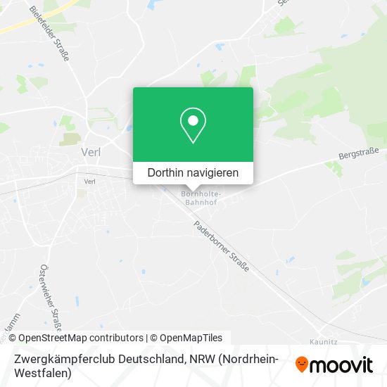 Zwergkämpferclub Deutschland Karte