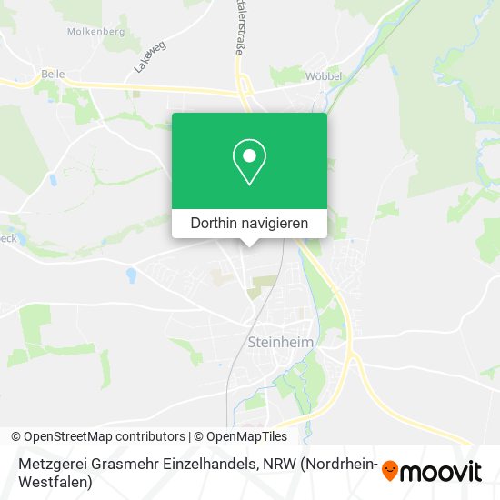 Metzgerei Grasmehr Einzelhandels Karte