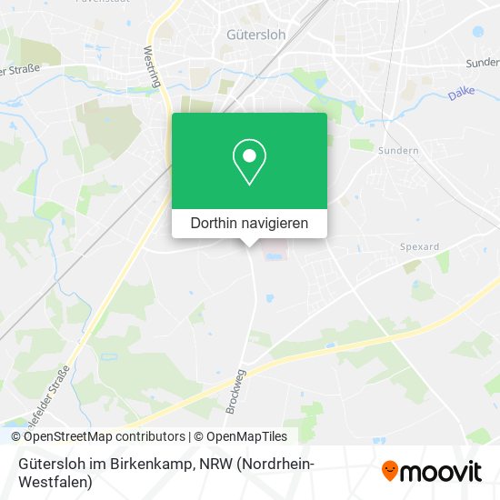 Gütersloh im Birkenkamp Karte