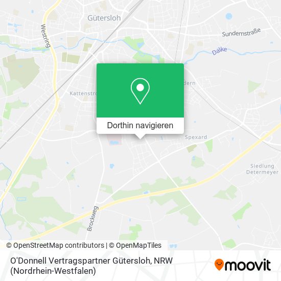 O'Donnell Vertragspartner Gütersloh Karte