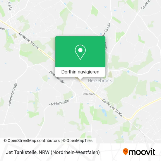 Jet Tankstelle Karte