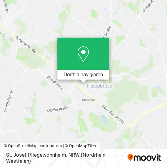 St. Josef Pflegewohnheim Karte