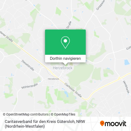 Caritasverband für den Kreis Gütersloh Karte