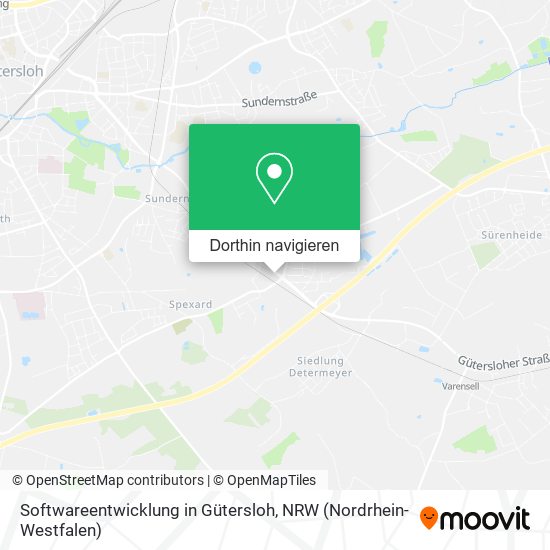 Softwareentwicklung in Gütersloh Karte