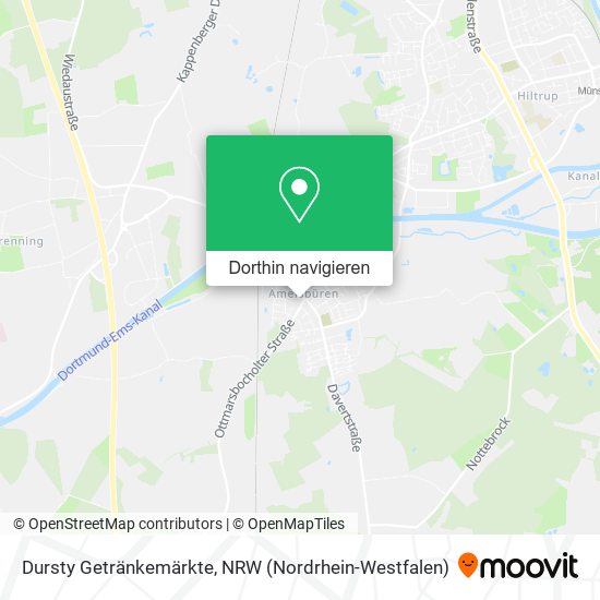 Dursty Getränkemärkte Karte