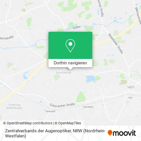 Zentralverbands der Augenoptiker Karte