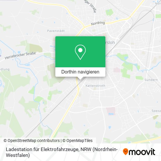 Ladestation für Elektrofahrzeuge Karte