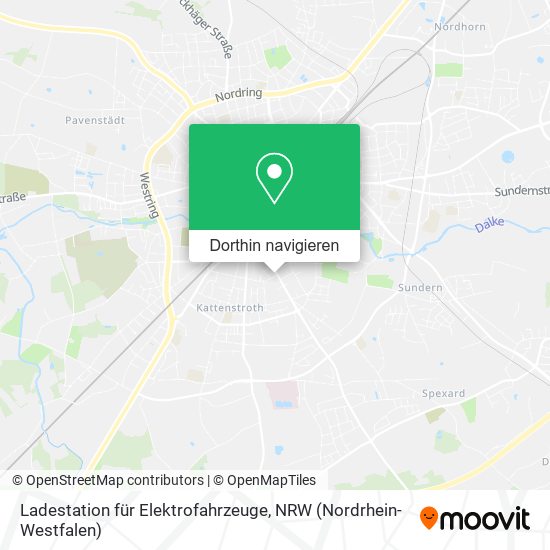 Ladestation für Elektrofahrzeuge Karte