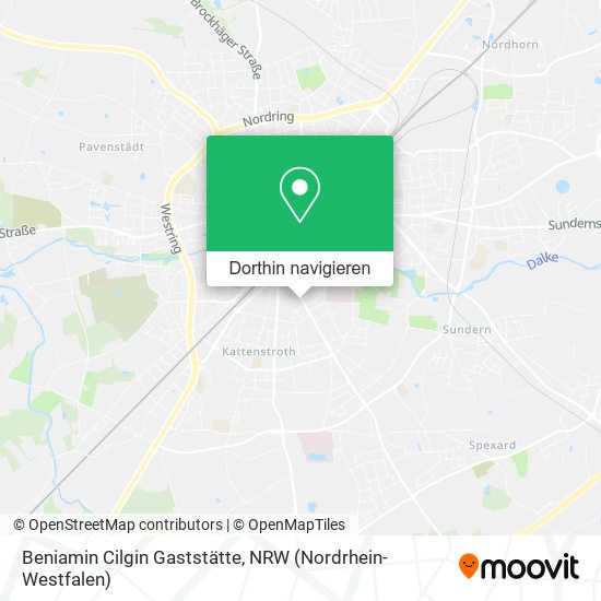 Beniamin Cilgin Gaststätte Karte