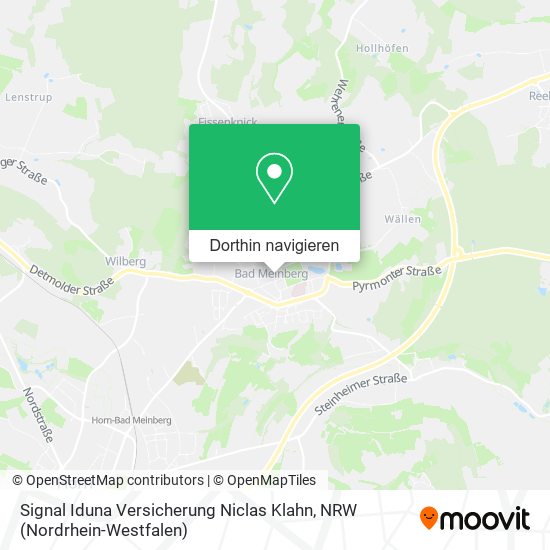 Signal Iduna Versicherung Niclas Klahn Karte