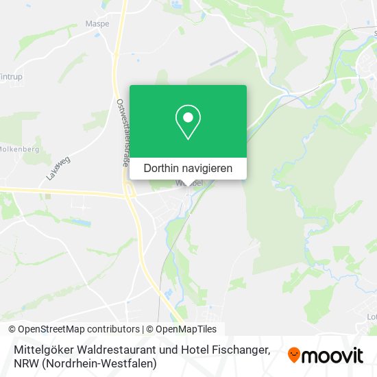 Mittelgöker Waldrestaurant und Hotel Fischanger Karte