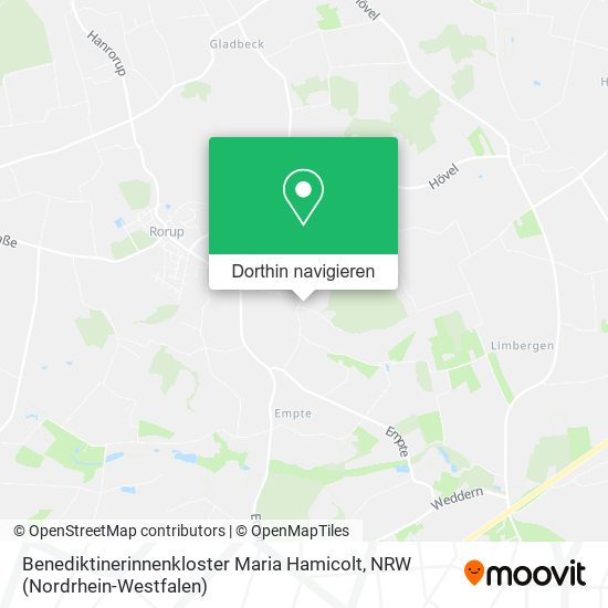 Benediktinerinnenkloster Maria Hamicolt Karte