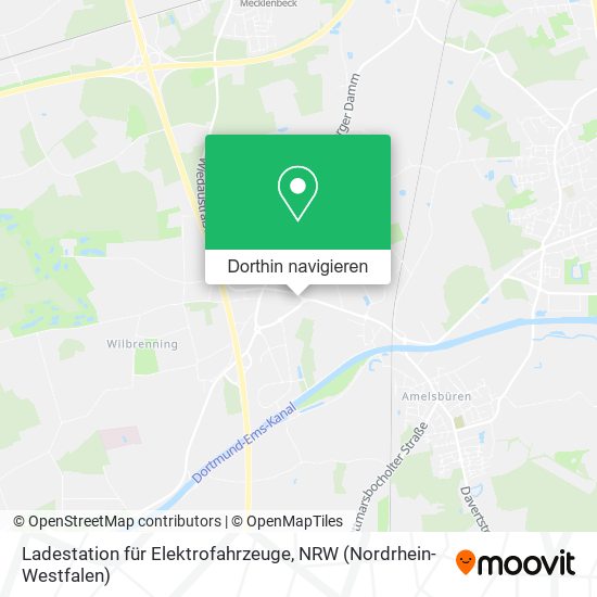 Ladestation für Elektrofahrzeuge Karte