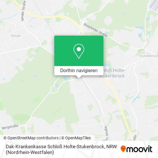 Dak-Krankenkasse Schloß Holte-Stukenbrock Karte