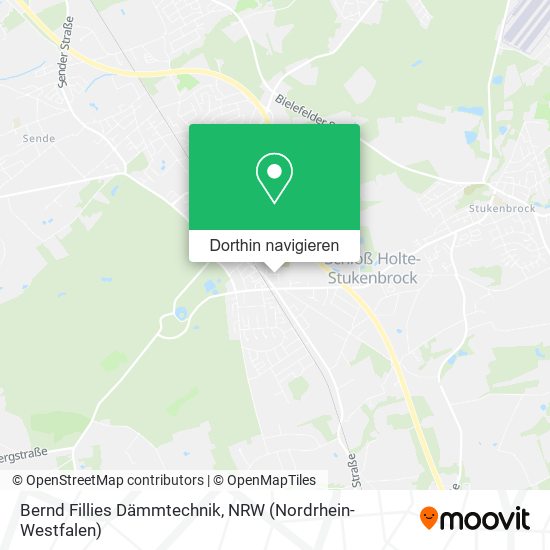 Bernd Fillies Dämmtechnik Karte