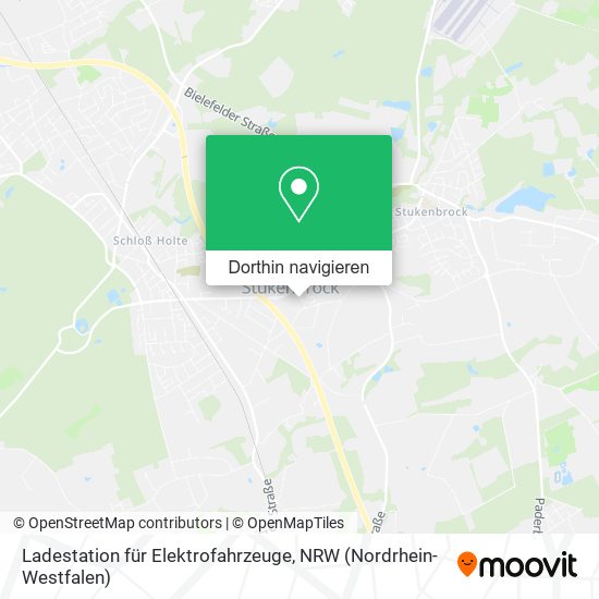 Ladestation für Elektrofahrzeuge Karte