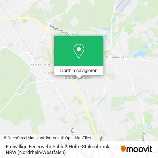 Freiwillige Feuerwehr Schloß Holte-Stukenbrock Karte