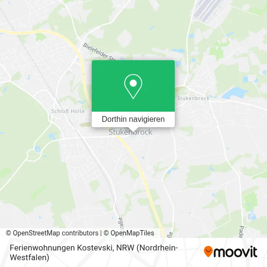 Ferienwohnungen Kostevski Karte