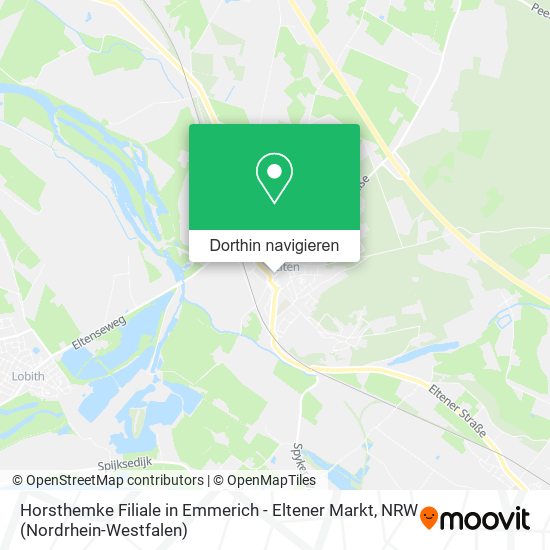 Horsthemke Filiale in Emmerich - Eltener Markt Karte
