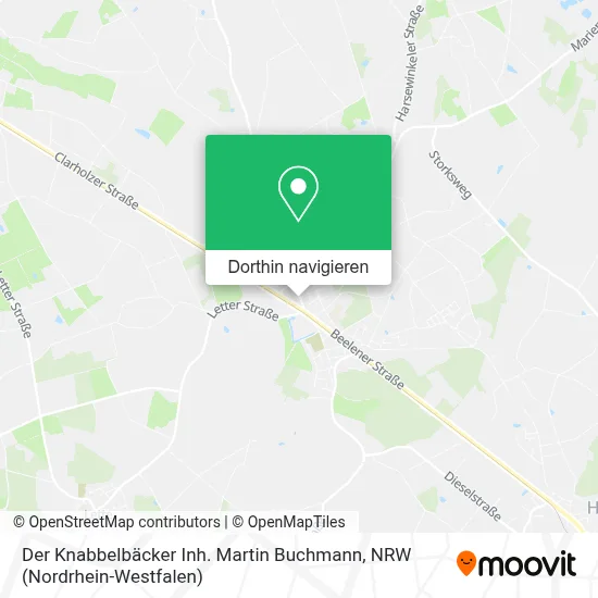 Der Knabbelbäcker Inh. Martin Buchmann Karte