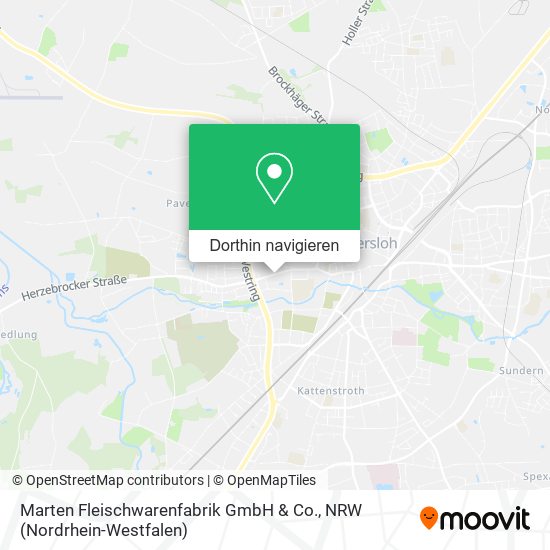 Marten Fleischwarenfabrik GmbH & Co. Karte