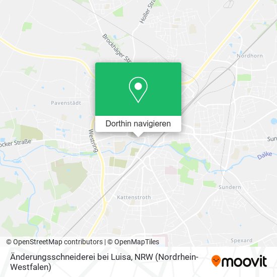 Änderungsschneiderei bei Luisa Karte