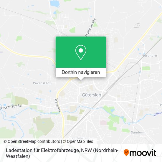 Ladestation für Elektrofahrzeuge Karte