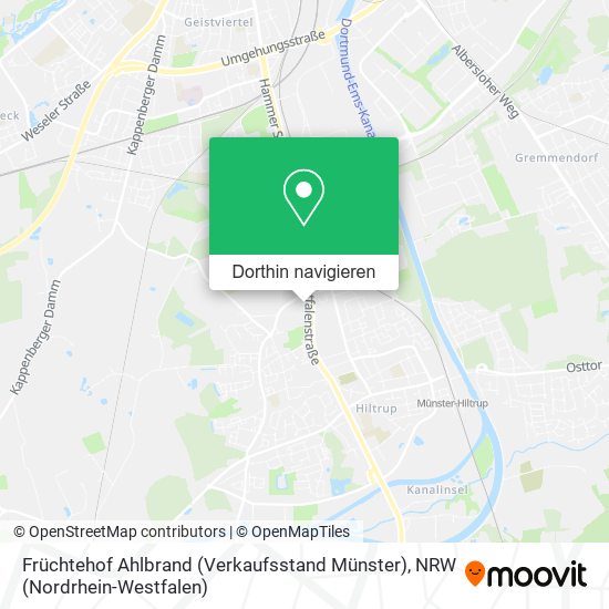 Früchtehof Ahlbrand (Verkaufsstand Münster) Karte