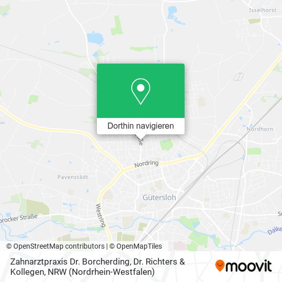 Zahnarztpraxis Dr. Borcherding, Dr. Richters & Kollegen Karte