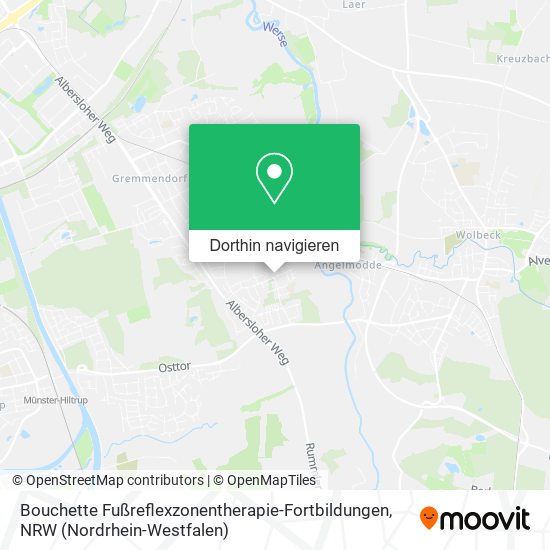 Bouchette Fußreflexzonentherapie-Fortbildungen Karte