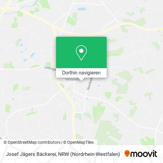 Josef Jägers Bäckerei Karte